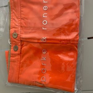 Men’s Parke & Rowen swim trunks.